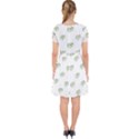 Happy St Patricks Day Symbol Motif Pattern Adorable in Chiffon Dress View2