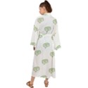 Happy St Patricks Day Symbol Motif Pattern Maxi Kimono View2