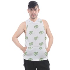 Happy St Patricks Day Symbol Motif Pattern Men s Sleeveless Hoodie by dflcprintsclothing