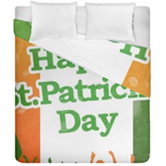 Happy St Patricks Day Design Duvet Cover Double Side (california King Size) by dflcprintsclothing