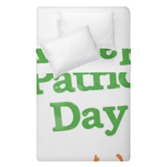 Happy St Patricks Day Design Duvet Cover Double Side (single Size) by dflcprintsclothing