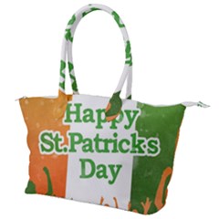 Happy St Patricks Day Design Canvas Shoulder Bag by dflcprintsclothing