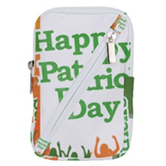 Happy St Patricks Day Design Belt Pouch Bag (large) by dflcprintsclothing