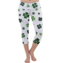 St Patricks day pattern Capri Yoga Leggings View1