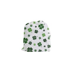 St Patricks Day Pattern Drawstring Pouch (xs) by Valentinaart