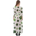 St Patricks day pattern Button Up Maxi Dress View2