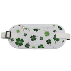 St Patricks Day Pattern Rounded Waist Pouch by Valentinaart