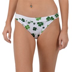 St Patricks Day Pattern Band Bikini Bottom by Valentinaart