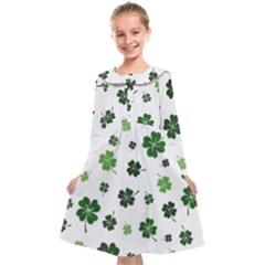 St Patricks Day Pattern Kids  Midi Sailor Dress