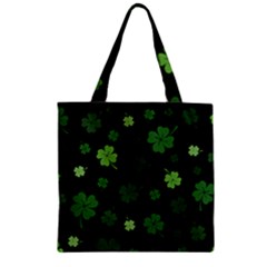 St Patricks Day Zipper Grocery Tote Bag by Valentinaart