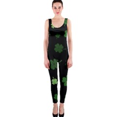 St Patricks Day One Piece Catsuit by Valentinaart