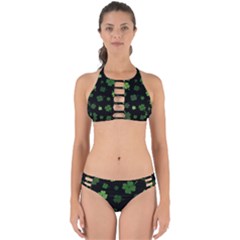 St Patricks Day Perfectly Cut Out Bikini Set by Valentinaart