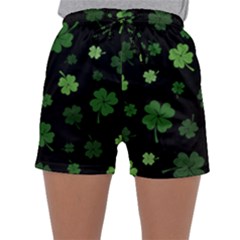 St Patricks Day Sleepwear Shorts by Valentinaart