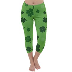 St Patricks Day Capri Winter Leggings 