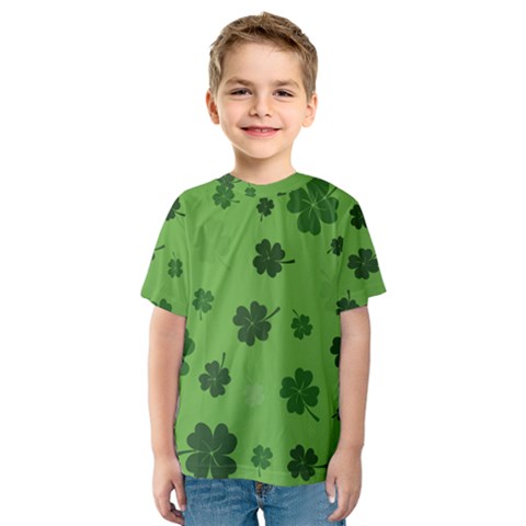 St Patricks Day Kids  Sport Mesh Tee by Valentinaart