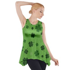 St Patricks Day Side Drop Tank Tunic by Valentinaart