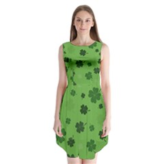 St Patricks Day Sleeveless Chiffon Dress   by Valentinaart