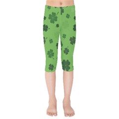 St Patricks Day Kids  Capri Leggings  by Valentinaart