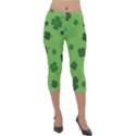 St patricks day Lightweight Velour Capri Leggings  View1