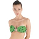 St patricks day Twist Bandeau Bikini Top View1