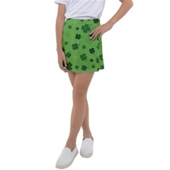 St Patricks Day Kids  Tennis Skirt by Valentinaart