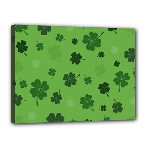 St Patricks Day Canvas 16  X 12  (stretched) by Valentinaart