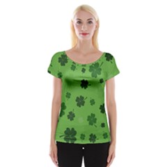 St Patricks Day Cap Sleeve Top by Valentinaart