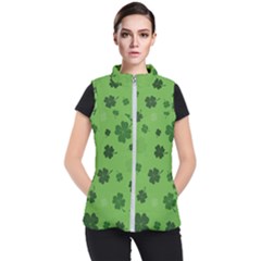 St Patricks Day Women s Puffer Vest by Valentinaart