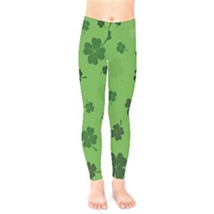 St Patricks Day Kids  Leggings by Valentinaart