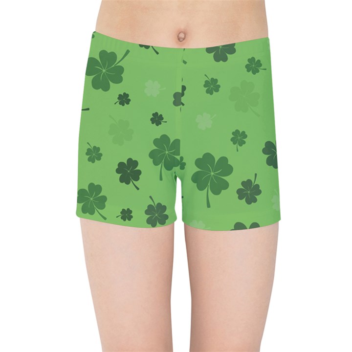 St patricks day Kids  Sports Shorts