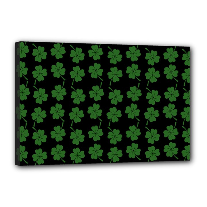 St patricks day Canvas 18  x 12  (Stretched)