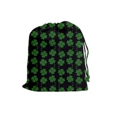 St Patricks Day Drawstring Pouch (large)