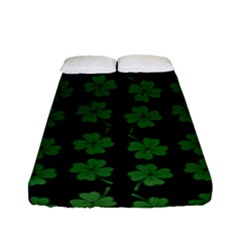 St Patricks Day Fitted Sheet (full/ Double Size) by Valentinaart