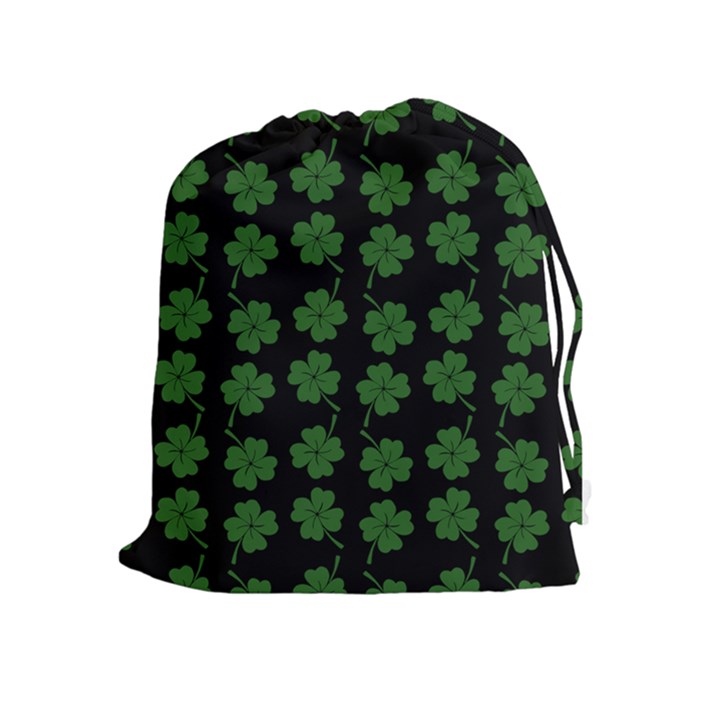 St patricks day Drawstring Pouch (XL)