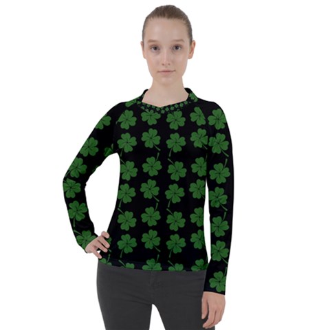 St Patricks Day Women s Pique Long Sleeve Tee by Valentinaart