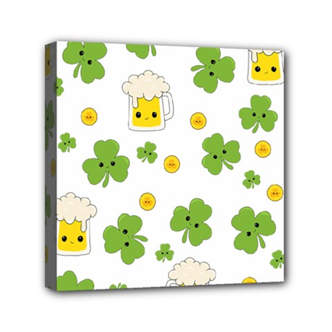 St Patricks Day Mini Canvas 6  X 6  (stretched) by Valentinaart