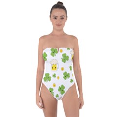 St Patricks Day Tie Back One Piece Swimsuit