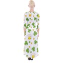 St patricks day Quarter Sleeve Wrap Maxi Dress View2