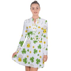 St Patricks Day Long Sleeve Panel Dress