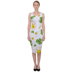 St Patricks Day Sleeveless Pencil Dress