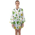 St patricks day Long Sleeve Satin Kimono View1