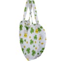 St patricks day Giant Heart Shaped Tote View3