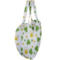 St patricks day Giant Heart Shaped Tote View4