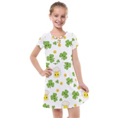 St Patricks Day Kids  Cross Web Dress