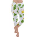 St patricks day Lightweight Velour Capri Yoga Leggings View1