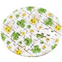 St patricks day Wooden Puzzle Round View2