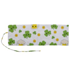 St Patricks Day Roll Up Canvas Pencil Holder (m) by Valentinaart