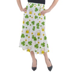 St Patricks Day Midi Mermaid Skirt by Valentinaart