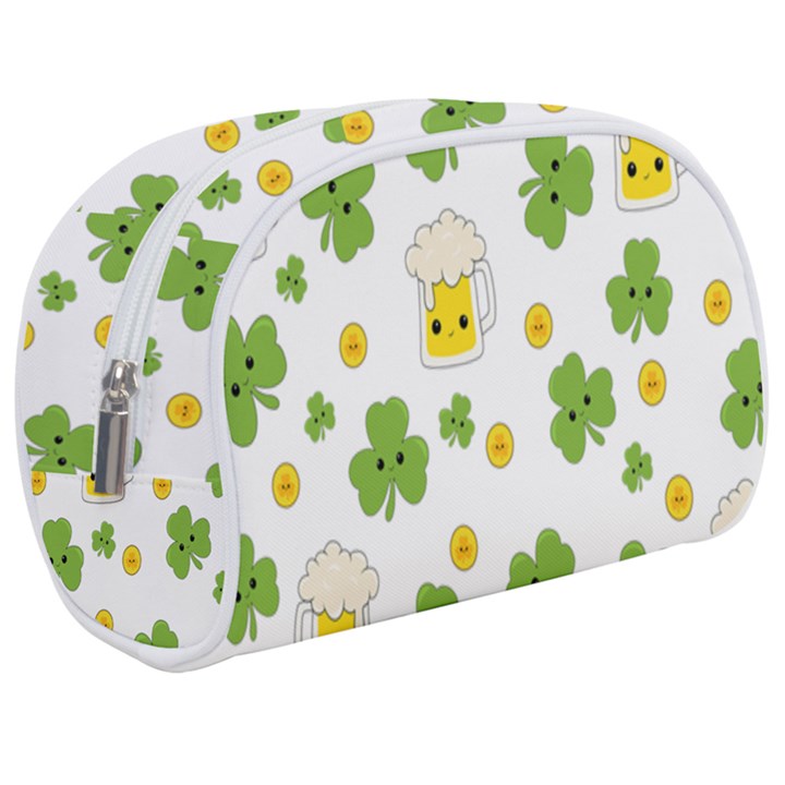 St patricks day Makeup Case (Medium)