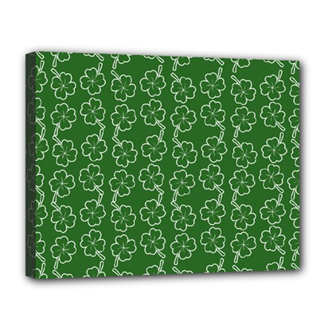 St Patricks Day Canvas 14  X 11  (stretched)